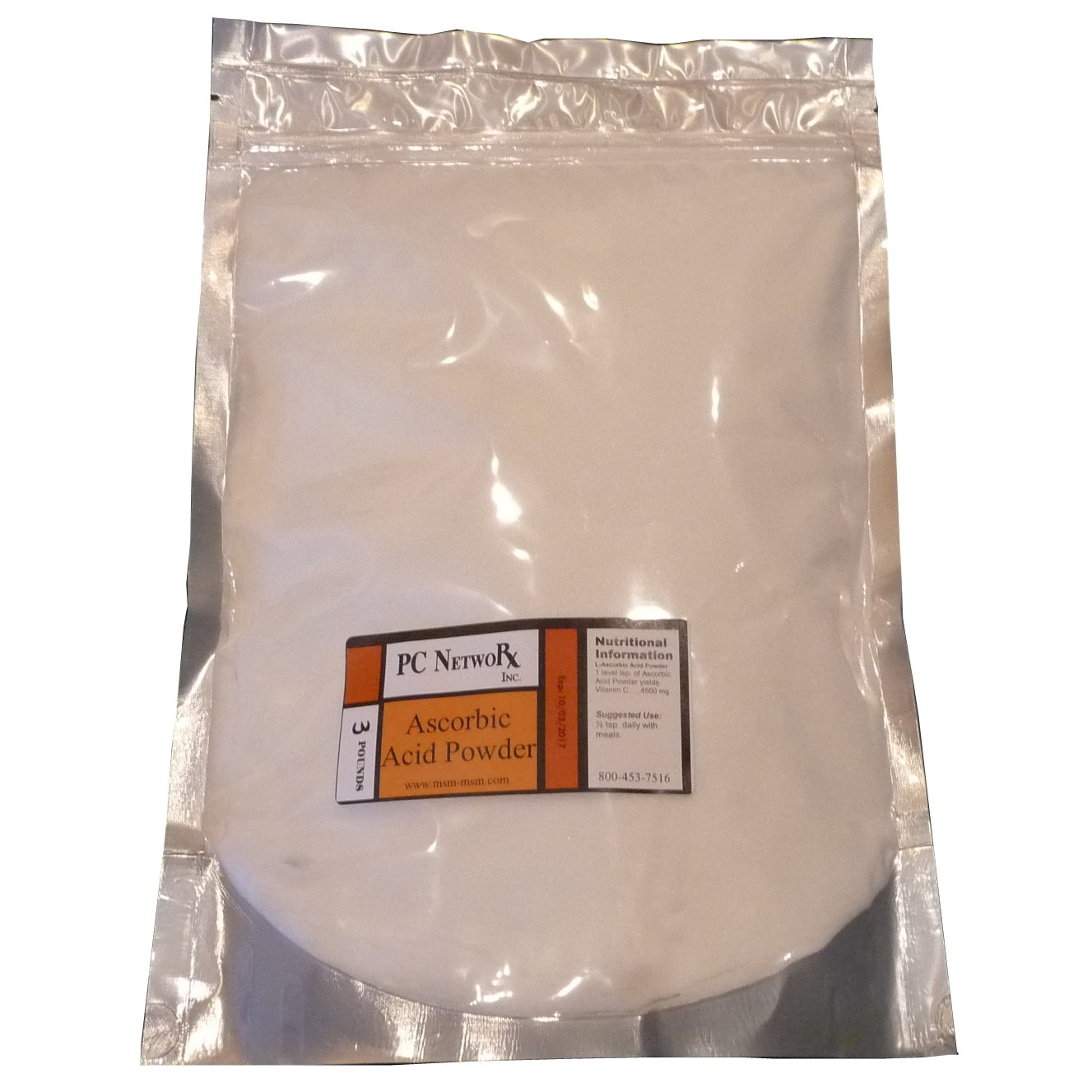 Pre-Order: 3 lb Bulk Ascorbic Acid Powder