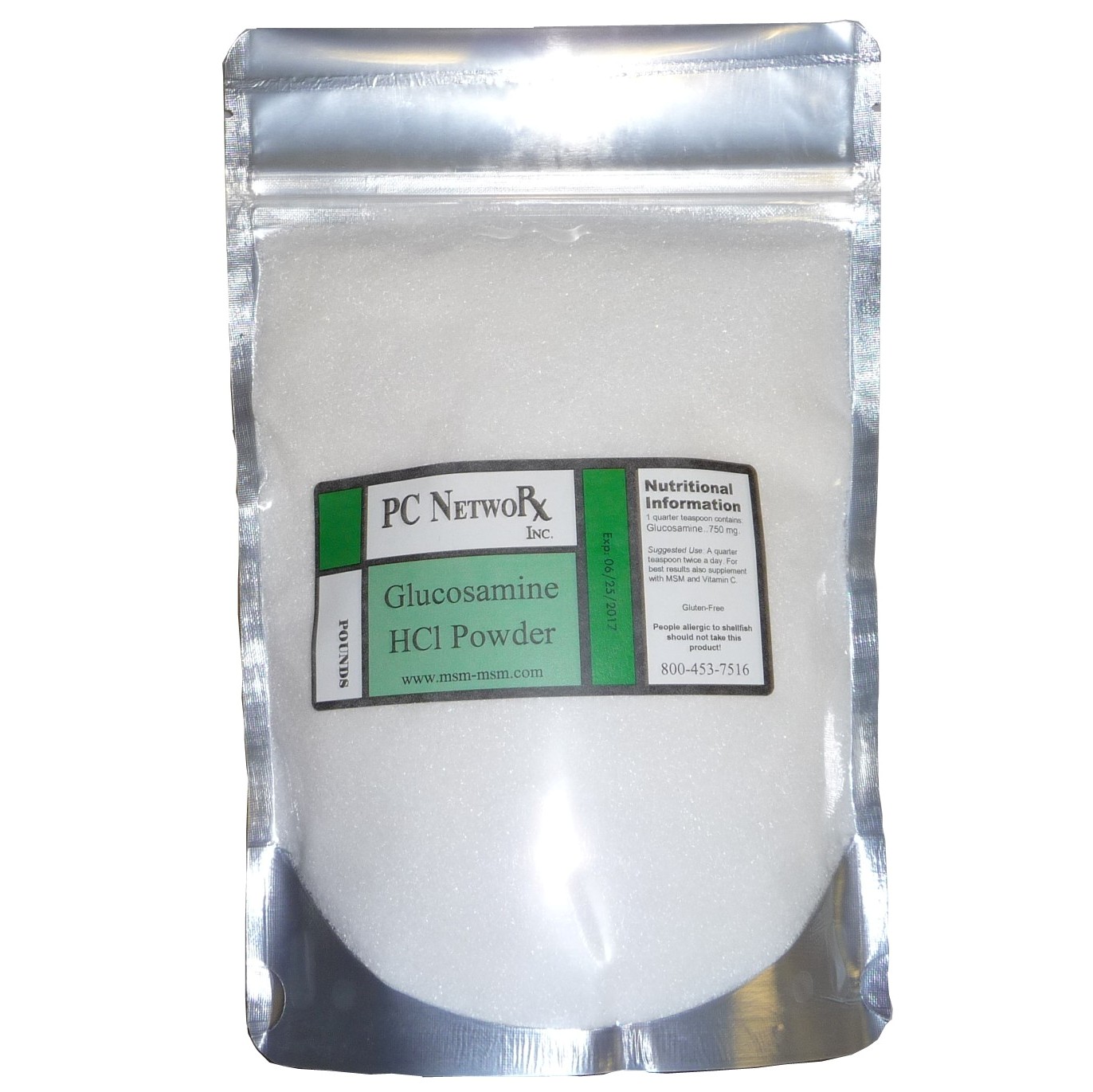 3 lb Bulk Glucosamine HCl Powder